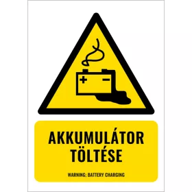 Akkumulátor töltése (felirattal)