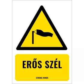 Erős szél (felirattal)