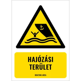Hajózási terület (felirattal)