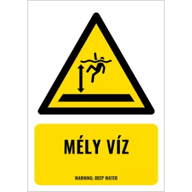Mély víz (felirattal)