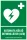 Automata külső defibrillátor (AED) (felirattal)