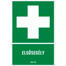 Elsősegély (felirattal)