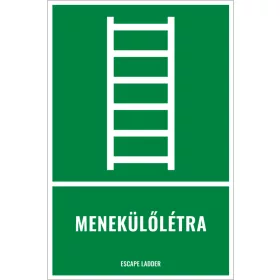 Menekülőlétra (felirattal)