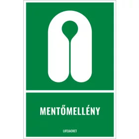 Mentőmellény (felirattal)