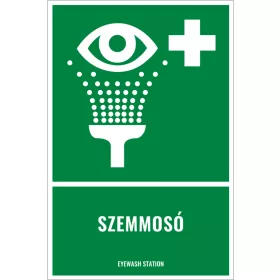Szemmosó (felirattal)