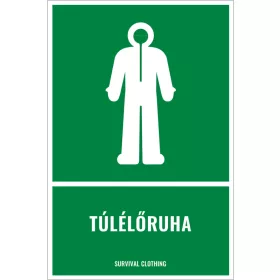 Túlélőruha (felirattal)