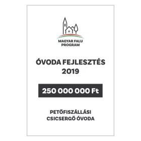 Magyar Falu Program Támogatói Tábla (2021 előtti)