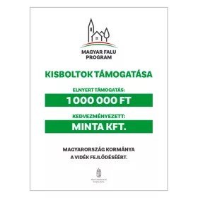 Falusi kisboltok támogatói tábla