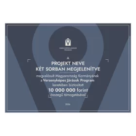 Versenyképes Járások tábla