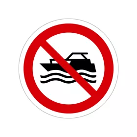 Motoros vízi jármű használata tilos!