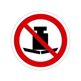 Nehéz terhet elhelyezni tilos!