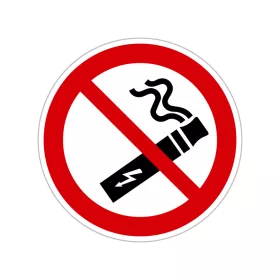 E-cigaretta használata tilos!