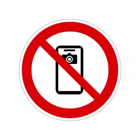 Kamerás telefonok használata tilos!