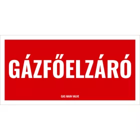 Gázfőelzáró