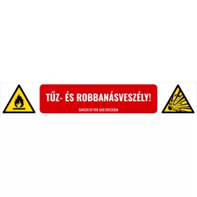Tűz- és robbanásveszély!