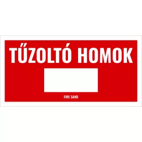 Tűzoltó homok