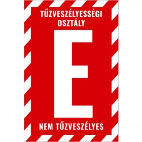 Tűzveszélyességi osztály E